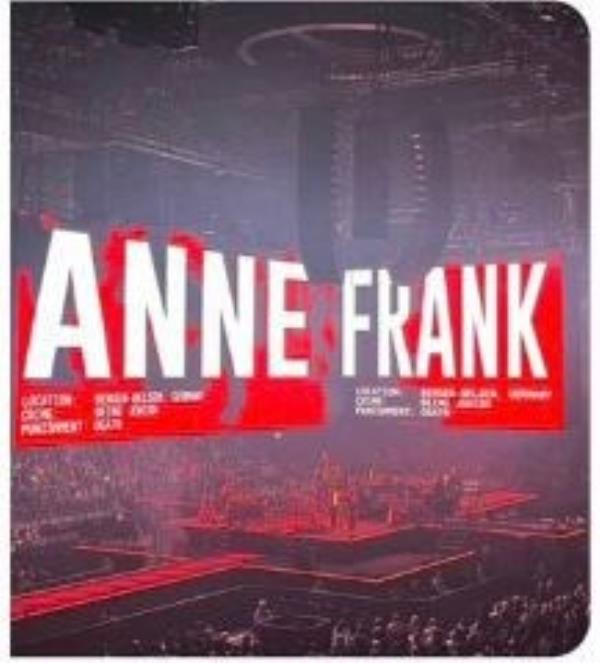 Anne Frank's name displayed at the concert.