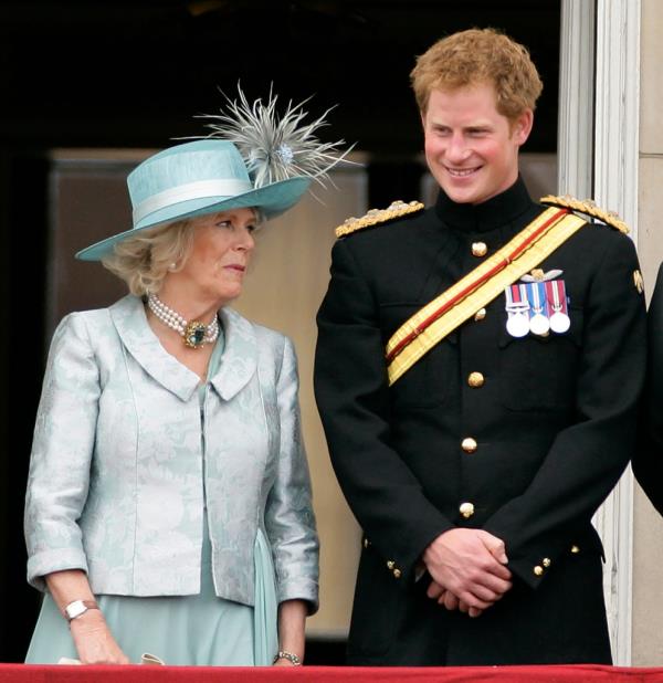 Camilla, Queen Co<em></em>nsort and Prince Harry