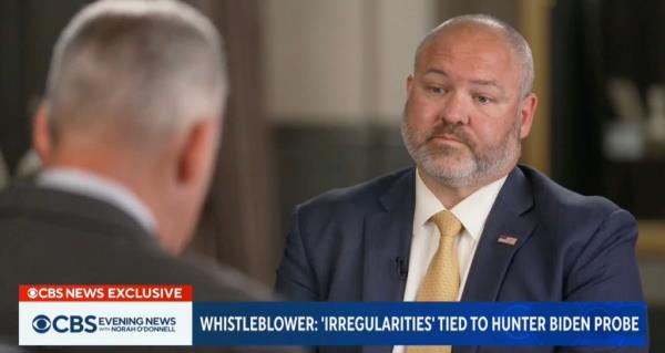 Gary Shapley appears on CBS Evening News