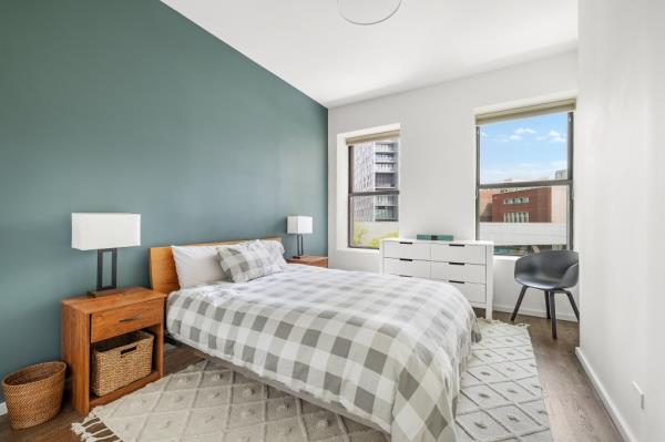One of two bedrooms.