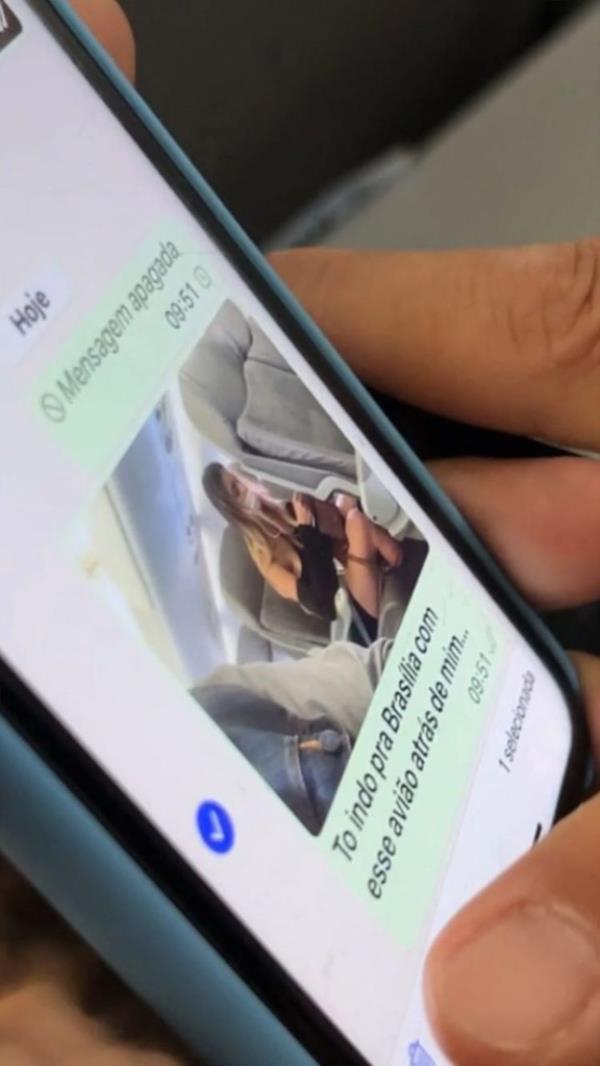 Rios sent a screenshot of the man's message to the police.