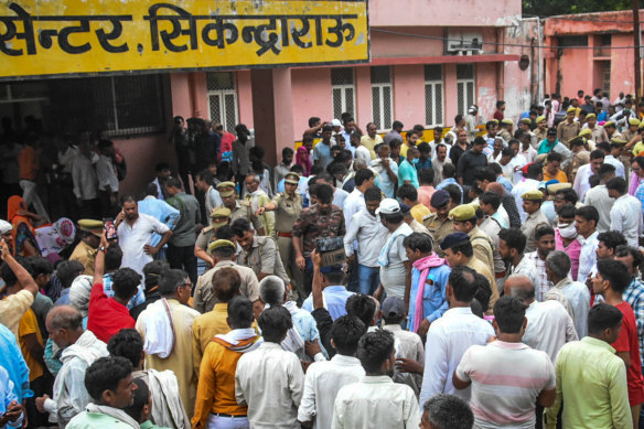 At least 87 people were co<em></em>nfirmed killed in a devastating stampede at a Satsang, or religious event, in Hathras, in India’s densely populated Uttar Pradesh state on Tuesday. 