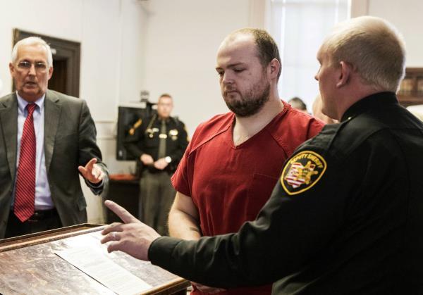 George Wagner IV, center, was arraigned on Nov. 28, 2018.