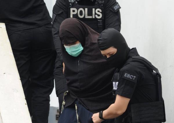 Farhah Sobrina was brought to the Johor Bahru Sessions Court on Wednesday.