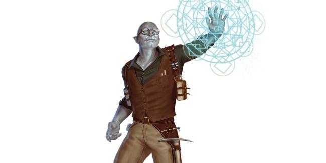 Orc Runecarver casting runes from Bigby Presents Glory of the Giants