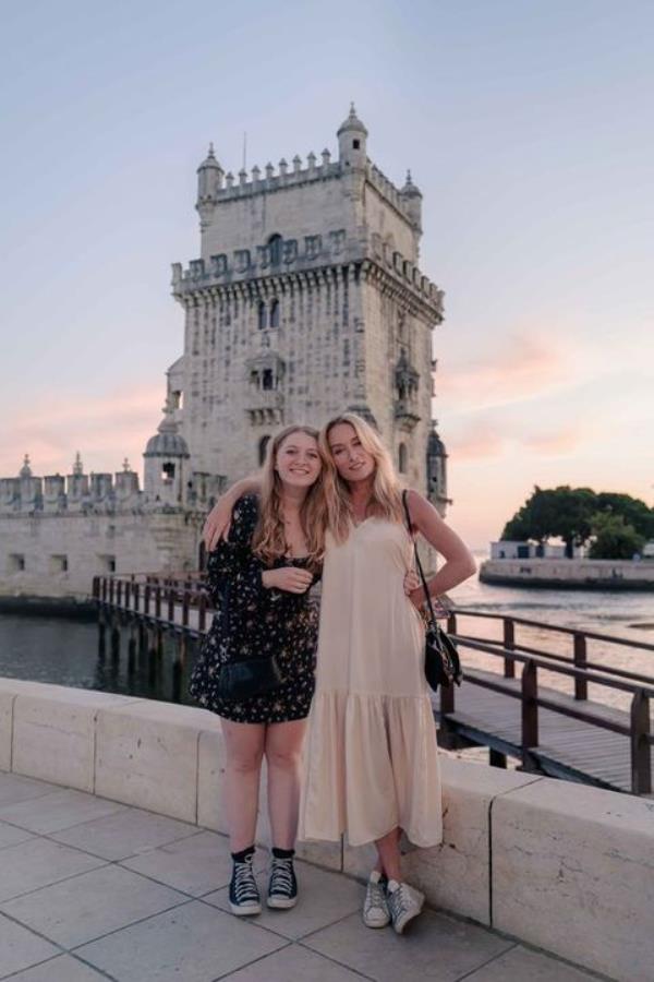 Victoria with daughter Evie