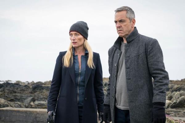 With James Nesbitt in Bloodlands