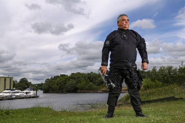 Frank McDermott of Rockcorry Divers, Co Monaghan. Photo: John McVitty