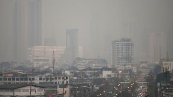 A view of the city amid air pollution in Bangkok, Thailand, 2 February 2023. REUTERS
