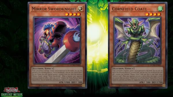 An example of two Illusion Type mo<em></em>nster cards from Yu-Gi-Oh Duelist Nexus