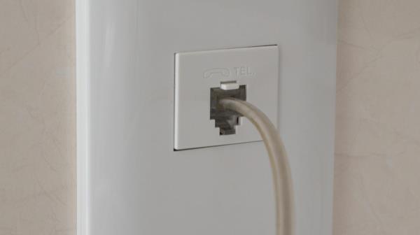 phone socket with wire