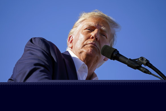 Defiant: Do<em></em>nald Trump.