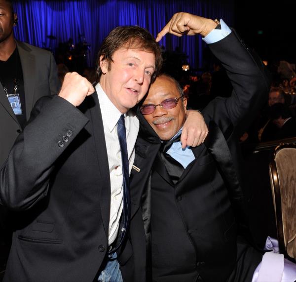 Quincy Jo<em></em>nes and Paul McCartney in 2009