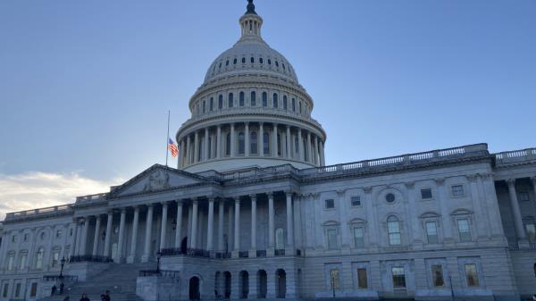 US Co<em></em>ngress has voted to support a resolution that equates antisemitism with anti-Zionism. [Brooke Anderson/The New Arab]