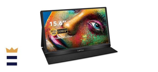 Lepow 15.6-Inch Portable Mo<em></em>nitor With Full HD 1080p Display and USB 3.0