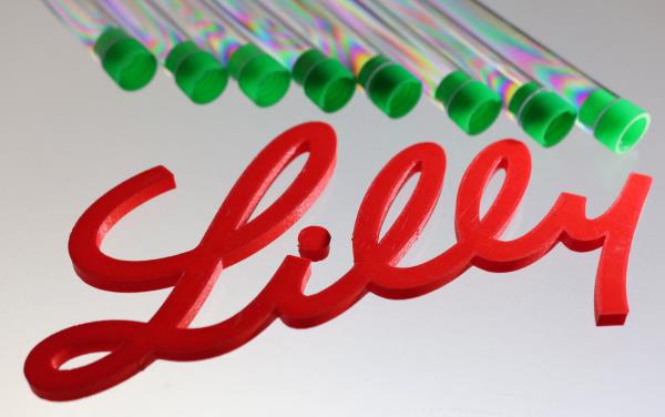 Illustration shows Lilly logo
