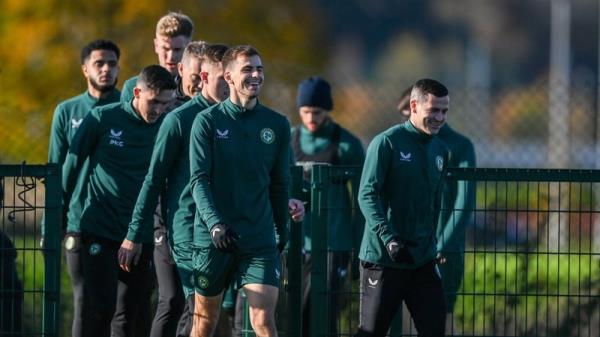 All smiles in training as Ireland prepare to face the Netherlands in Amsterdam