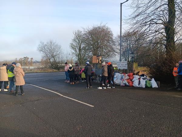 The Racket Hall Hotel in Roscrea has been the scene of a protest since last Thursday. 