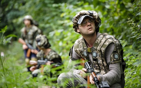 Participants of civilian Natio<em></em>nal Resistance during training on August 11, 2023 in Kyiv, Ukraine. A five-day course of training Ukrainian civilians for natio<em></em>nal resistance from the Kyiv City Military Administration took place near Kyiv.
