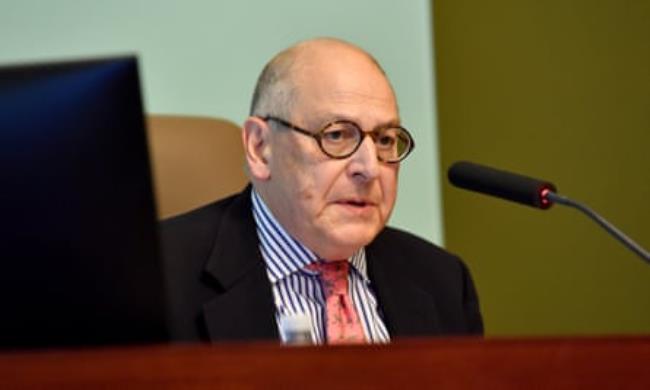 Ho<em></em>nourable justice John Sackar is seen during the closing hearing of the Special Commission of Inquiry into LGBTIQ hate crimes.