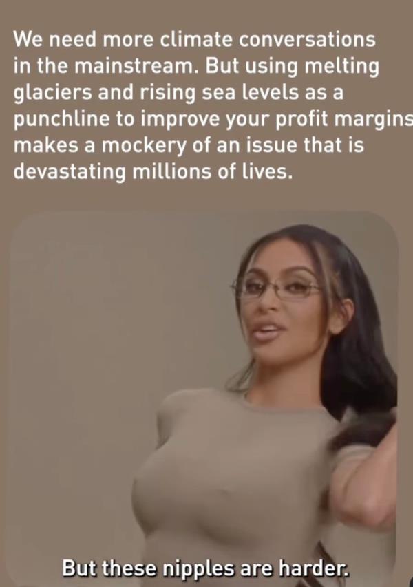 Greenpeace said Kardashian marginilized the climate crisis in her ad