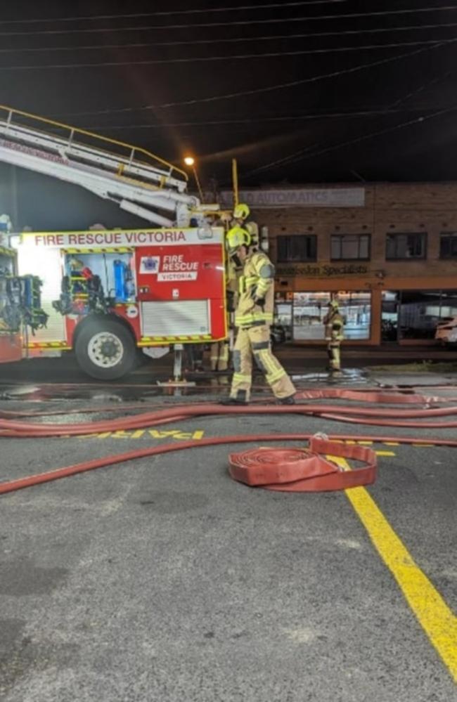 Emergency services were called to the site a<em></em>bout 4am. Picture: Reddit