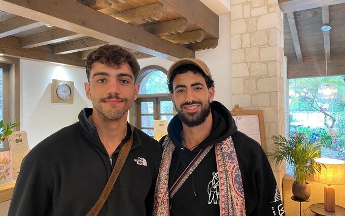Rom Tzaba, right, and Omer Segev