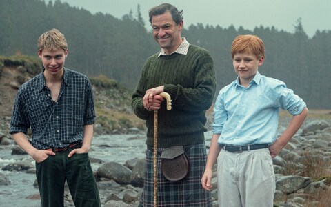 West played Harry's father Prince Charles in the last two series of The Crown