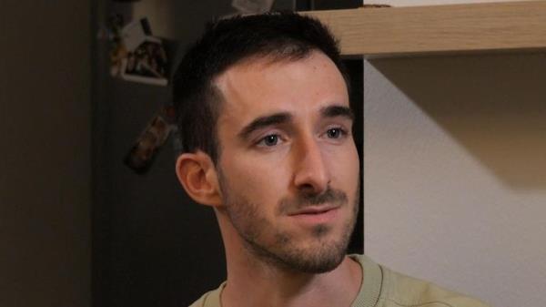 Fabien Accidini, who found Alex Batty. Sky News screengrab