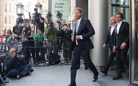 June 7 2023: Prince Harry attends the phone-hacking trial at the Royal Courts of Justice