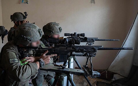Israeli troops fighting in the Gaza Strip as the battle rages across the enclave