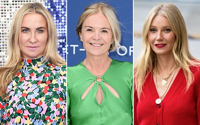 Meg Mathews, Mariella Frostrup and Gwyneth Paltrow