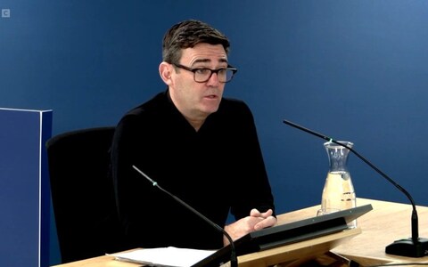 Andy Burnham questio<em></em>ned at the Covid Inquiry