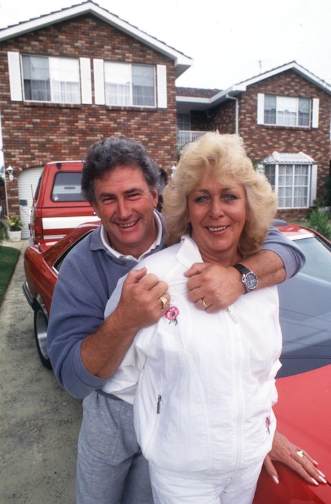 Noeline Do<em></em>naher and her husband Laurie in Sylvania Waters