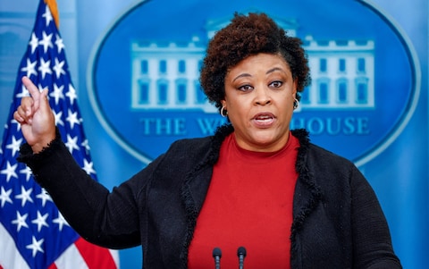 Shalanda Young, the White House’s budget chief, said US aid to Ukraine was critical 