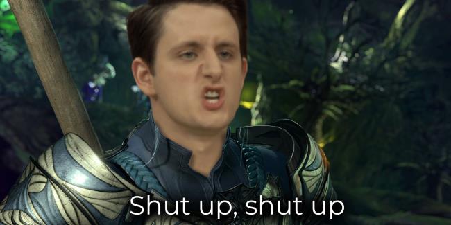 Baldurs Gate 3 shut up shut up