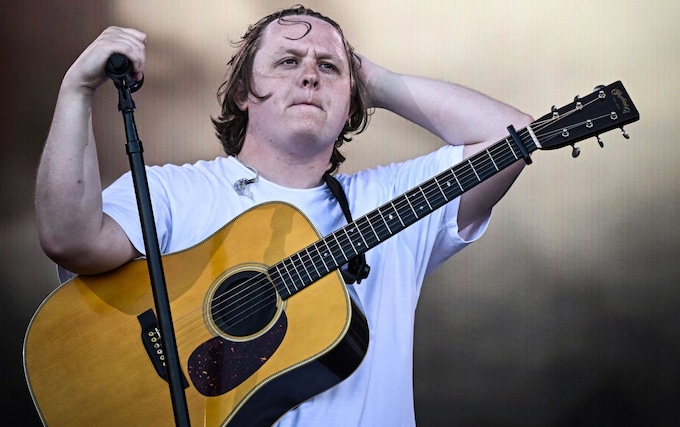 Lewis Capaldi performs on The Pyramid Stage at Glasto<em></em>nbury last June