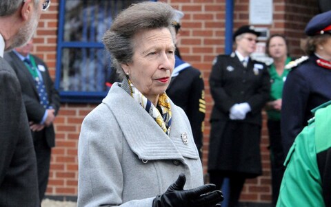 Princess Anne at the dedication of a new St John Ambulance Community unit in Devizes