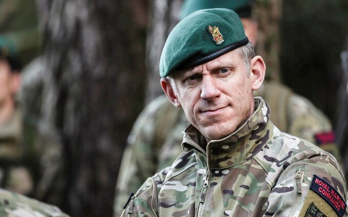 Brig Rich Cantrill take charge of the Navy’s global operations at Northwood