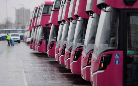 Bus and train services are not running on Thursday as 80 per cent of public sector workers go on strike