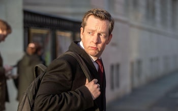 TOM PURSGLOVE is seen in Westminster