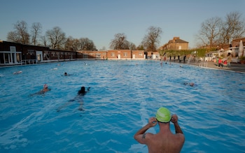 The website for Brockwell Lido in south Lo<em></em>ndon says: 'Since the Covid-19 pandemic, all sessions for the pool must be pre-booked'