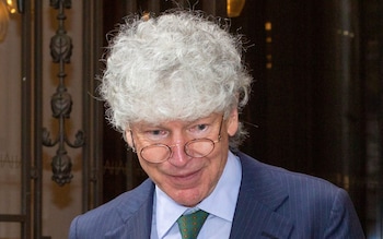 Tim Parker, the former chairman of the Post Office, pictured leaving the Horizon inquiry