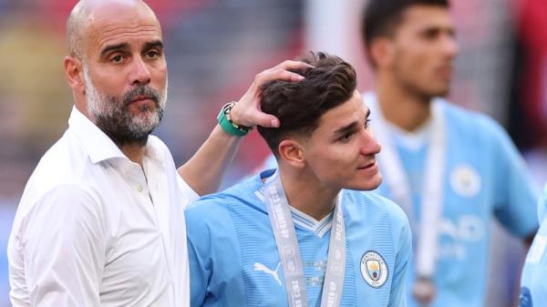 Guardiola and Alvarez have parted ways