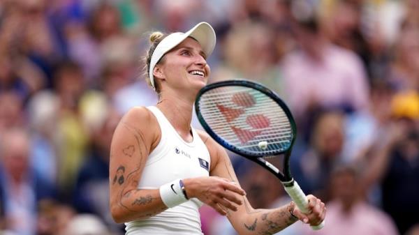 Vo<em></em>ndrousova won her first Grand Slam title at Wimbledon last year