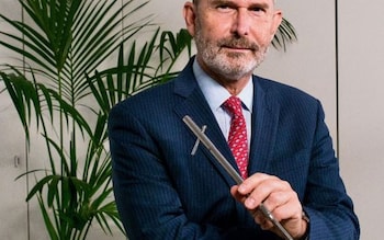 Dr Jean-Marc Guichet with his 