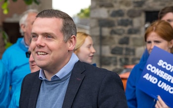 Douglas Ross, the outgoing Scottish Tory leader