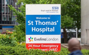 St Thomas' in south Lo<em></em>ndon was among the hospitals targeted by Russian hackers 
