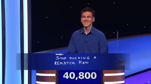 Holzhauer reignited the mock feud when he wrote 