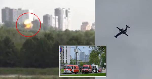 Caption: Moscow under fresh drone attack</p>

<p>　　East2West/AP